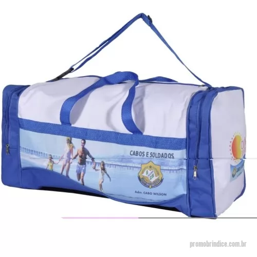 Bolsa de viagem personalizada - Bolsa viagem com alça de mão e ombro, produzida nylon 600 em todas as cores