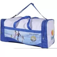 Bolsa viagem com alça de mão e ombro, produzida nylon 600 em todas as cores