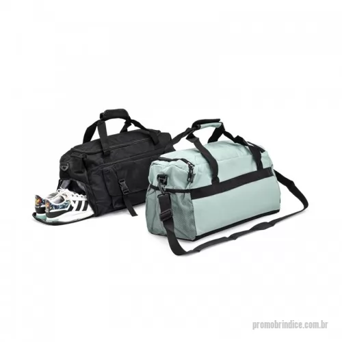 Bolsa Esportiva personalizada - A bolsa mochila esportiva personalizada, produzida em poliéster resistente a água, é projetada para transportar equipamentos e roupas usadas em atividades esportivas. Essa mochila possui 3 compartimentos e bolso para ajudar a organizar e armazenar diferentes itens.