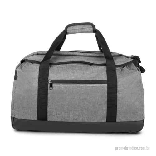 Bolsa Esportiva personalizada - Mala/Mochila esportiva em poliéster 300D mescla, compartimento interno em poliéster 210D, espaçoso ideal para rotina de treinos e viagens, alça de mão dupla, alça de costas acolchoadas trazendo a possibilidade de usar como mochila, bolso externo com ziper.