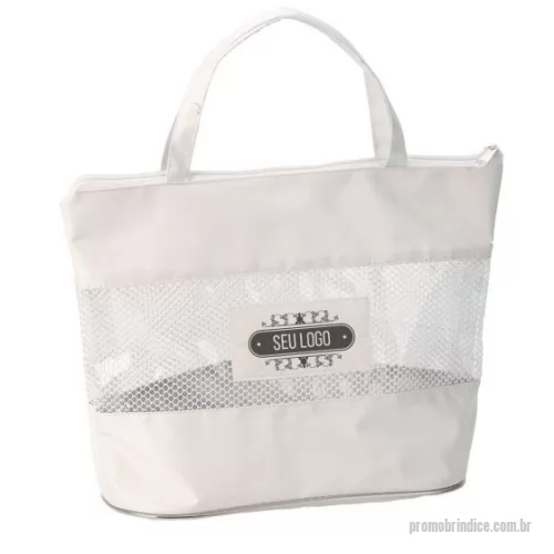 Bolsa feminina personalizada - Bolsa com visor 28x35x12cm Personalização: Serigrafia, sublimação, etiqueta ou placa de metal Material: Nylon 70/600, Oxford, Courino emborrachado