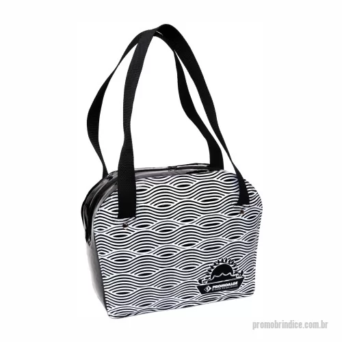 Bolsa térmica personalizada - Bolsa térmica 8 litros medindo 32cm de largura X 25cm de altura X 10cm de profundidade