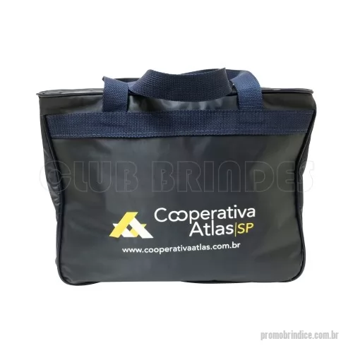 Bolsa térmica personalizada - Bolsa Térmica com capacidade para 18 litros com alça dupla de mão. Disponível em várias cores. Gravação da Logomarca em até 3 cores já inclusa.  Tamanho: 36 cm X 28 cm X 18 cm. Revestimento externo: Nylon 70. Revestimento interno: PVC Laminado. Acabamento: Vivo. Alça: Dupla de Mão.