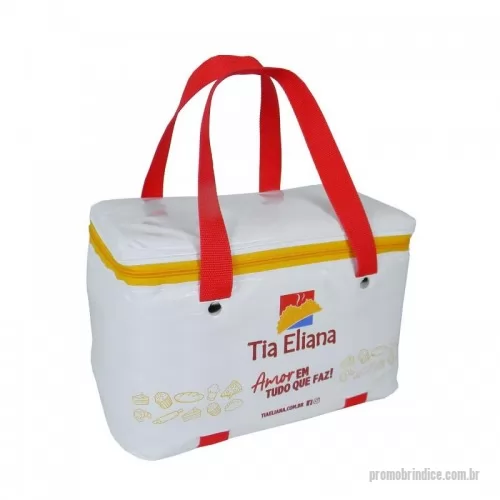 Bolsa térmica personalizada - Bolsa térmica  de laminado de PVC.  Acabamento em solda eletrônica. Impressão digital U.V.