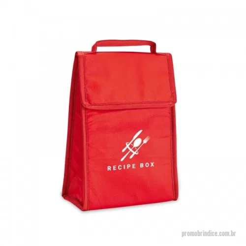 Bolsa térmica personalizada - Bolsa térmica dobrável em non-woven (80 g/m²) com fecho em velcro e com capacidade até 2 L. Certificação EU Food Grade. Bolsa fornecida desdobrada. Dobrada: 170 x 95 x 40 mm | Aberta: 170 x 265 x 110 mm