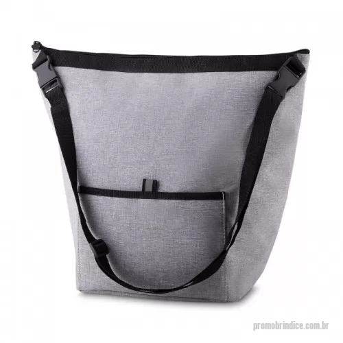 Bolsa térmica personalizada - Bolsa Térmica. Capacidade 10 litros Bolso frontal. Alça de ombro regulável. Tecido nylon e e poliéster. Gravação no bolso frontal.