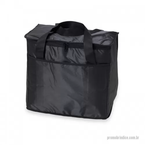 Bolsa térmica personalizada - Bolsa térmica de poliéster 420D de 36 litros com bolso frontal.