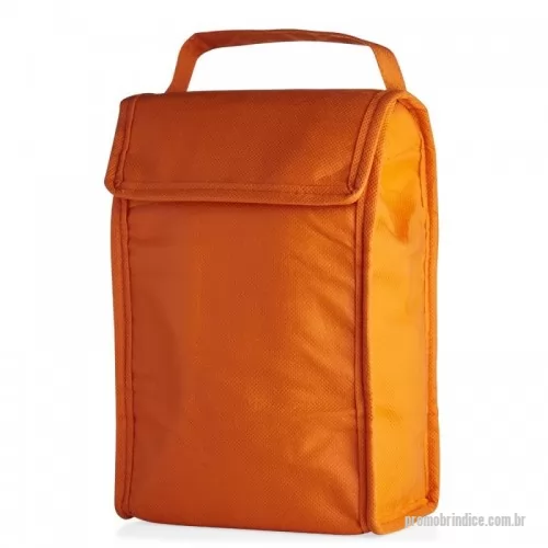 Bolsa térmica personalizada - Bolsa térmica dobrável 3L confeccionada em TNT.