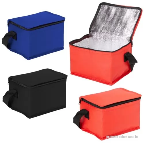 Bolsa térmica personalizada - Bolsa térmica de 4 litros, confeccionada em material resistente TNT, projetada para manter suas comidas e bebidas na temperatura ideal. Apresenta uma prática alça de mão em nylon para transporte conveniente. IMPORTANTE: As imagens exibidas neste site são ilustrativas e podem apresentar variações de tonalidade e intensidade em relação ao produto real.