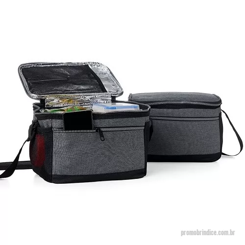 Bolsa térmica personalizada - Bolsa Térmica com Bolso Frontal e Bolsos Laterais