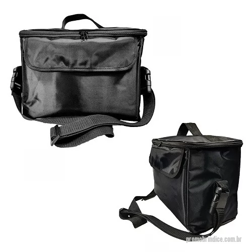 Bolsa térmica personalizada - Bolsa Térmica com Bolso Frontal com Velcro