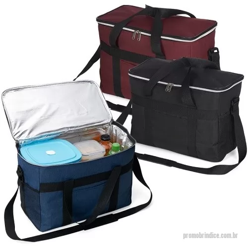 Bolsa térmica personalizada - Bolsa Térmica com Bolso Frontal e Bolsos Laterais
