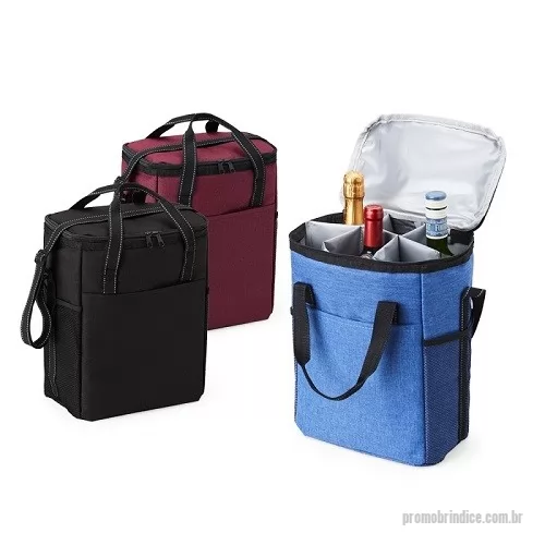 Bolsa térmica personalizada - Bolsa Térmica com Bolso Frontal e Bolsos Laterais