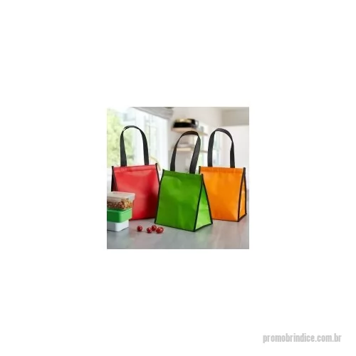 Bolsa térmica personalizada - Bolsa térmica em tnt 6 Litros, fechamento com velcro.