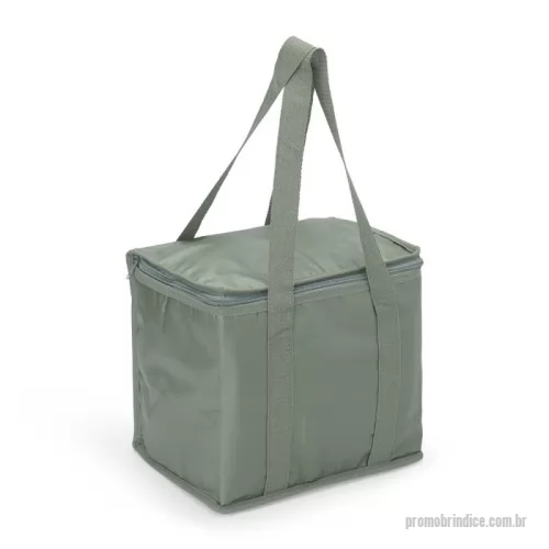Bolsa térmica personalizada - Descrição: Bolsa térmica polietileno com capacidade de 12 Litros. Contém alça de mão em nylon.  Cores Disponíveis: Azul, Cinza, Preto e Vermelho.