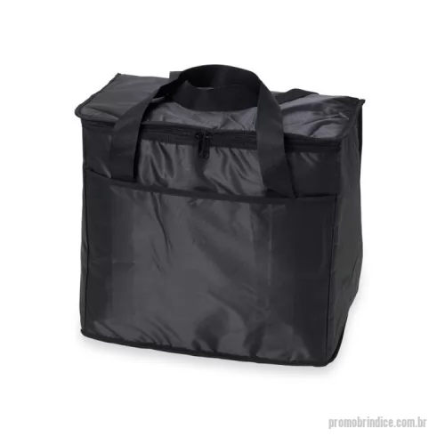 Bolsa térmica personalizada - Bolsa térmica de poliéster 420D de 36 litros com bolso frontal.