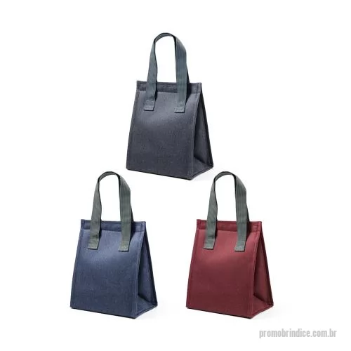 Bolsa térmica personalizada - Bolsa térmica em 300D de alta densidade com pegas em webbing. Contém 1 compartimento principal com fecho aderente. Capacidade até 6 L. 240 x 290 x 140 mm