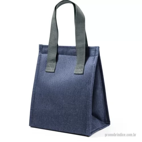 Bolsa térmica personalizada - Bolsa térmica em 300D de alta densidade com pegas em webbing. Contém 1 compartimento principal com fecho aderente. Capacidade até 6 L. 240 x 290 x 140 mm