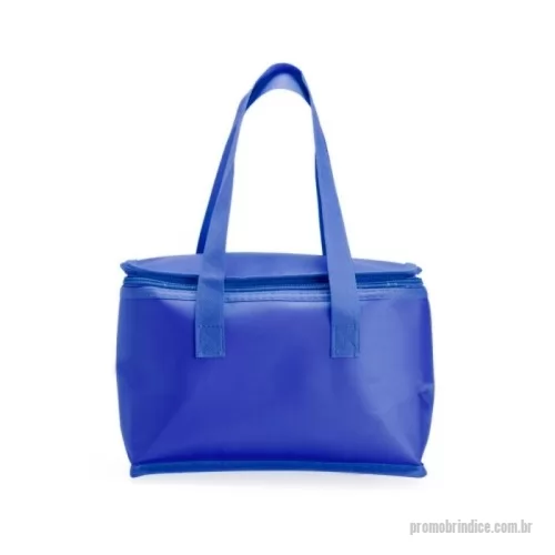 Bolsa térmica personalizada - Bolsa térmica em tnt 6 Litros.  Altura :  18 cm  Largura :  25,2 cm  Profundidade :  14,5 cm  Medidas aproximadas para gravação (CxL):  9 cm x 24,5 cm  Peso aproximado (g):  49