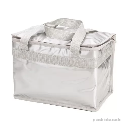 Bolsa térmica personalizada - Bolsa térmica 13 litros confeccionada em pvc laminado, contém revestimento interno em polietileno atóxico soldado (não vaza) e alça para mãos em polipropileno. Verificar cores disponíveis. Acesse royalgift.com.br