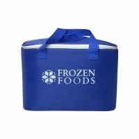 Bolsa Térmica com capacidade para 15 litros com alça dupla de mão. Disponível em várias cores. Gravação da Logomarca em até 3 cores  já inclusa.  Tamanho: 32 cm X 22 cm X 22 cm. Revestimento externo: Nylon 70. Revestimento interno: PVC Laminado. Acabamento: Vivo. Alça: Dupla de Mão.