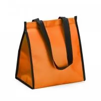 Bolsa térmica em tnt 6 Litros, fechamento com velcro.