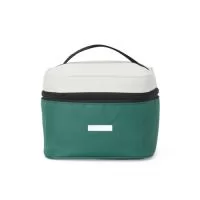 Bolsa térmica de nylon 5 litros. Possui bolso telado e acompanha plaquinha metálica.  Altura :  12,5 cm  Largura :  17,5 cm  Profundidade :  17,5 cm  Medidas aproximadas para gravação (CxL):  1,1 cm x 5 cm  Peso aproximado (g):  128