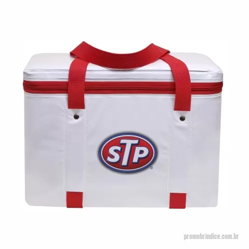 Bolsa termica pvc personalizada - Bolsa térmica com alça de mão 18,5 litros em PVC BRL 0,20mm colorido, medindo 37X25X20cm