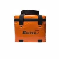Bolsa térmica 6,9 litros no PVC -  zíper, cursor, espuma térmica, alça, rebite, medindo 24x18x16 personalizado