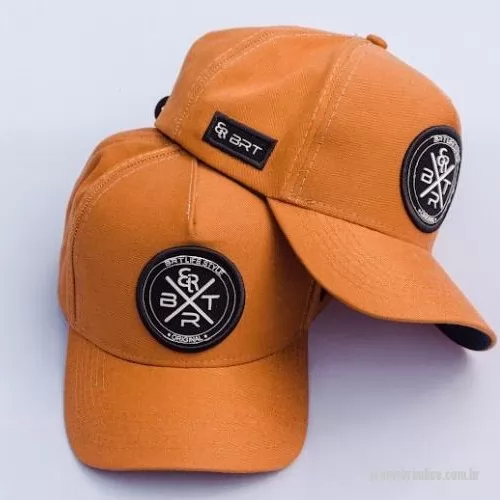 Boné personalizado - Bonés modelo Trucker, Tecido em Brim ,Patch em Silk, Regulador de Plástico. 