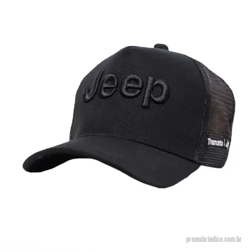Boné personalizado - Boné modelo americano tecido brim com entretela de memoria reg. de plastiico na nuca    e logo silk relevo e tela