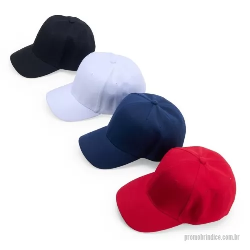 Boné personalizado - Com design moderno e confecção premium, nosso boné de aba curva é a escolha perfeita para quem valoriza estilo e qualidade. Feito em poliéster com aba em poliestireno e disponível em tamanho único, ele oferece um ajuste confortável através de suas faixas de velcro.