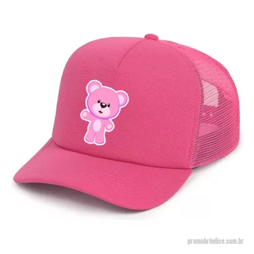 Boné personalizado - BONÉ TRUCKER EM BRIM E TELA, SILK ATÉ 2 CORES