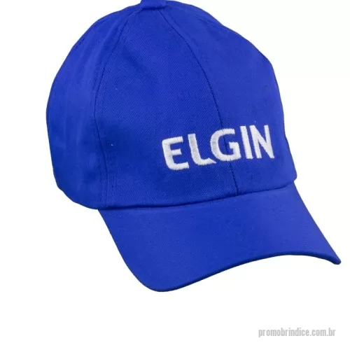 Boné personalizado - Boné modelo americano tecido brim com regulador na nuca de velcro e logotipo silk-screen ou bordado