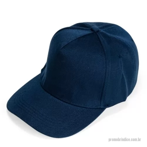 Boné personalizado - Boné de aba curva confeccionado em poliéster com fecho ajustável em velcro a parte posterior.
