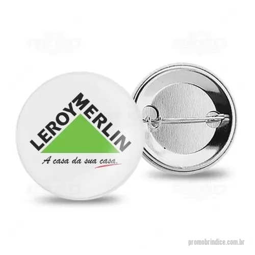 Botton personalizado - Bottons Personalizados – Modelo Alfinete