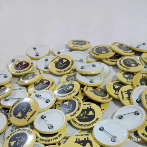 Botton personalizado - Botton com gravação em diversas cores e tamanhos , prazo de entrega 72 horas.