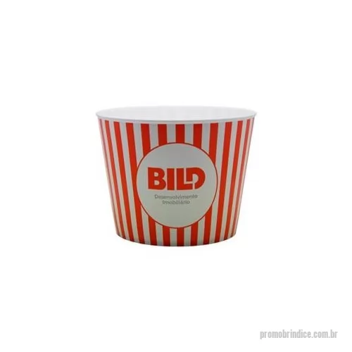 Brindes em Geral personalizados - Plástico PP. Capacidade: 1,6 litros. Medidas: 13,2 cm de diâmetro (boca), 10,2 cm de diâmetro (base) e 10,2 cm de altura. Peso: 33 gramas. Diversas cores disponíveis. Opção para personalização em in mold label, serigrafia e transfer. Produto utilizado com frequência em campanhas promocionais. Verificar disponibilidade de cores.
