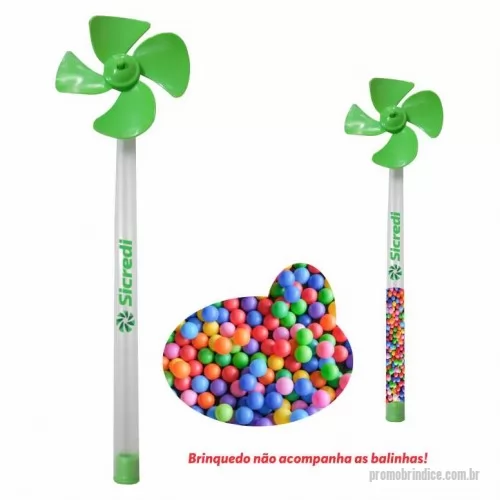 Brinquedo personalizado - Brinquedo Cata-Ventos Personalizado com Tubo para Balas  * Brinquedo não acompanha as balinhas