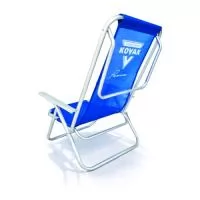 Cadeira de Praia modelo Preguiçosa confeccionada em tubo de alumínio 7/8. Suporta aproximadamente 100kg. Disponível em várias cores. Gravação da logomarca em 1 cor já incluso.