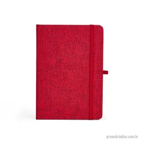 Caderneta personalizada - Caderneta feita de linho com porta caneta elástico, marcador de página em cetim e fita elástica para fechar. Contém aproximadamente 80 folhas brancas pautadas.  Cores disponíveis: Vermelho e Verde.