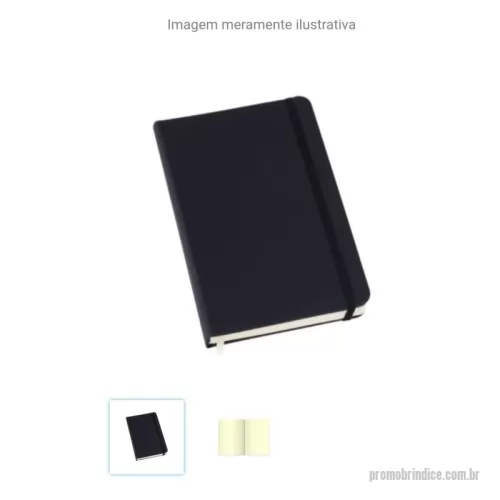 Caderneta personalizada - Caderneta tipo moleskine  Preto com pauta, formato 10x15cm, 80 folhas dcom pauta, Capa de couro sintetico emborrachado - com elastico 