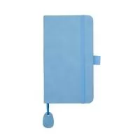 Caderneta Emborrachada com Suporte para Caneta e Marcador de Página Mantenha sua rotina organizada com estilo e praticidade! Esta caderneta emborrachada é ideal para quem busca eficiência no planejamento diário, seja no trabalho, nos estudos ou nas atividades pessoais.  Com aproximadamente 96 folhas pautadas, oferece espaço amplo para anotações com marcação de data, além de funcionalidades extras que facilitam seu uso no dia a dia:  ???? Página inicial com campos para dados pessoais  ???? Régua de 15 cm integrada à folha, para medições rápidas  ?? Elástico para fechamento que protege o conteúdo  ????? Suporte em nylon para caneta  ???? Fita de cetim com etiqueta, ideal para marcar páginas importantes  ???? Capa em material emborrachado, resistente e elegante  ???? Área de personalização perfeita para brindes e ações promocionais  ???? Especificações Técnicas: Altura: 17,4 cm  Largura: 9,7 cm  Espessura: 1,5 cm  Peso aproximado: 165 g  Área de gravação:  Caderneta: 15 cm x 6 cm  Marcado