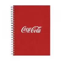 Caderno com wire-o, tamanho 14x21cm ou 9x14cm, miolo personalizado ou liso