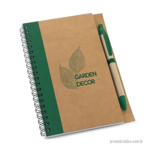 Caderno ecológico personalizado - Caderno B6 espiral com 60 folhas não pautadas de papel reciclado e capa dura em papel kraft. Incluso esferográfica. 130 x 177 mm CONHEÇA ESSE E OUTRPOS PRODUTOS EM NOSSA PÁGINA EXCLUSIVA