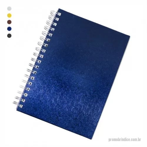 Caderno personalizado - Caderno Escovado 17x24cm
