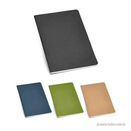 Caderno personalizado - Mini Caderno Personalizado, Dimensões 140 x 210 mm, Material Papel reciclável, Cor Preto, verde, azul e natural,Bloco 40 folhas pautadas