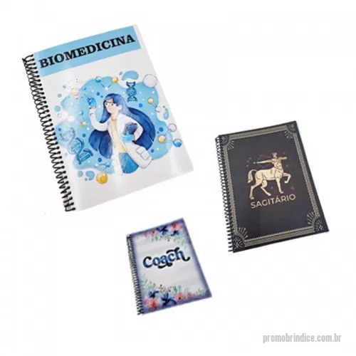 Caderno personalizado - Cadernetas, cadernos 1/4  e universitários de 48 fls a 200 fls com capa dura ou flexíveis, pequenas quantidades em 24hs