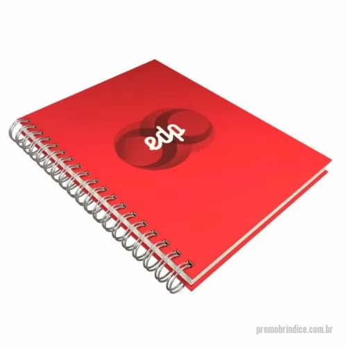 Caderno personalizado - Caderno Personalizado Linha Colors 21x28 cm, capa impressa em 4x0, miolo com 96 folhas no off-set 75 impresso em 1x1 cor (preto), acabamento laminação fosca, wire-o (prata, preto ou branco)