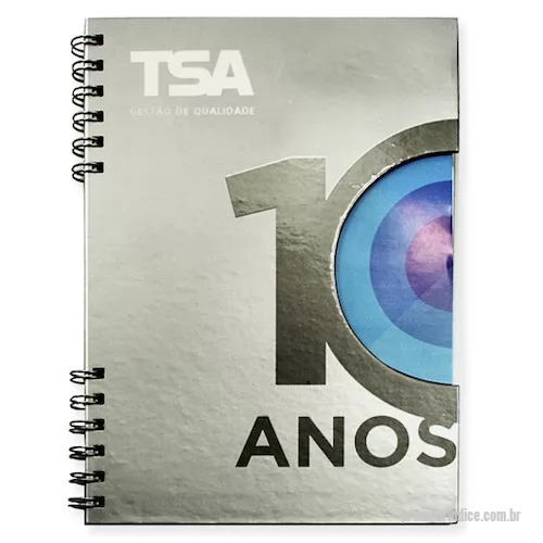 Caderno personalizado - Cadernos personalizados nos tamanhos 15x21cm 18x25cm 21x28cm